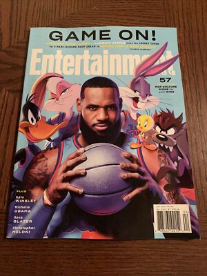 ENTERTAINMENT WEEKLY LeBron James / Space Jam: A New Legacy / April 2021