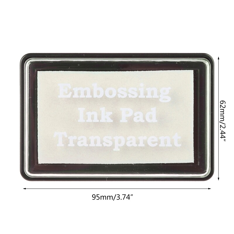 Embossing Ink Pad Transparent Stamp Inkpad for DIY Planner Scrapbook Card Making eBay