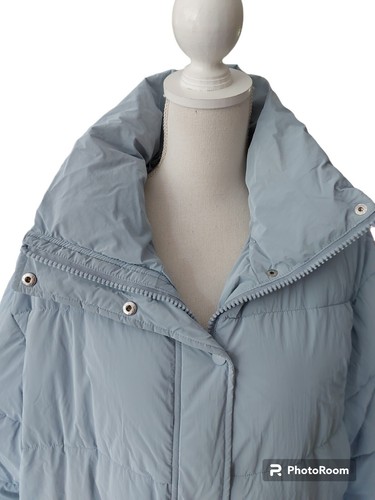 Primark Cares Light Blue Quilted Zip Up Jacket With Pockets - 第 6/6 張圖片