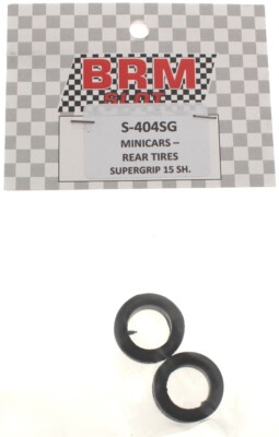 BRM BRS-404SG Reifen Ø21,5x9,5mm supersoft hinten f.Mini ? R8 ? Rallye ? TTS