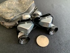 Vintage Plum Opera Glasses Binoculars 6x15 Field 7  No. 46282