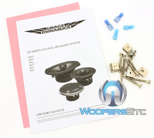 IMAGE DYNAMICS ID4 CAR 4" AUDIO 2-WAY SILK DOME TWEETERS COAXIAL SPEAKERS NEW - Picture 5 of 6