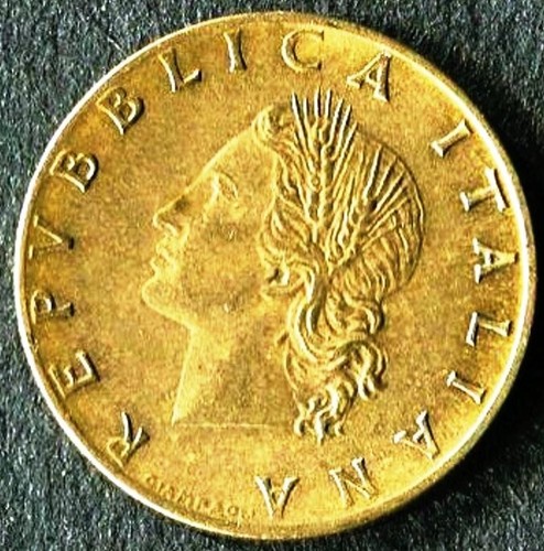 COIN - ITALY 20 LIRE - KM 97.1 - Repubblica Italiana - Reeded Edge, 1958 - (C41) - Picture 4 of 7