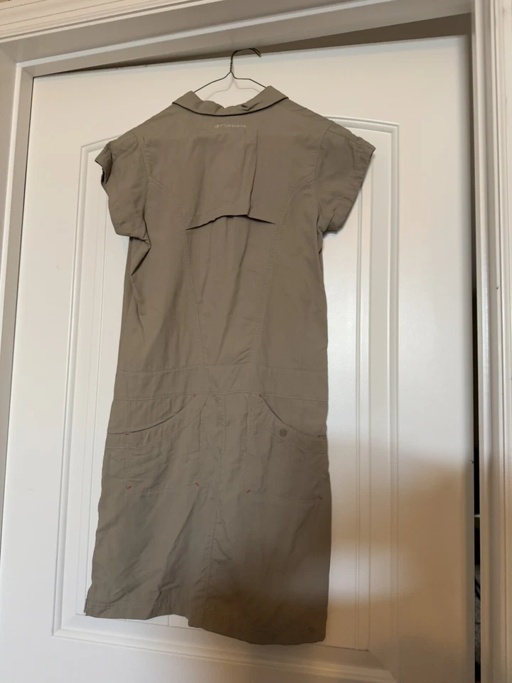 Платье хаки для девочек Columbia Omni Shade размер большой - Изображение 2 из 3