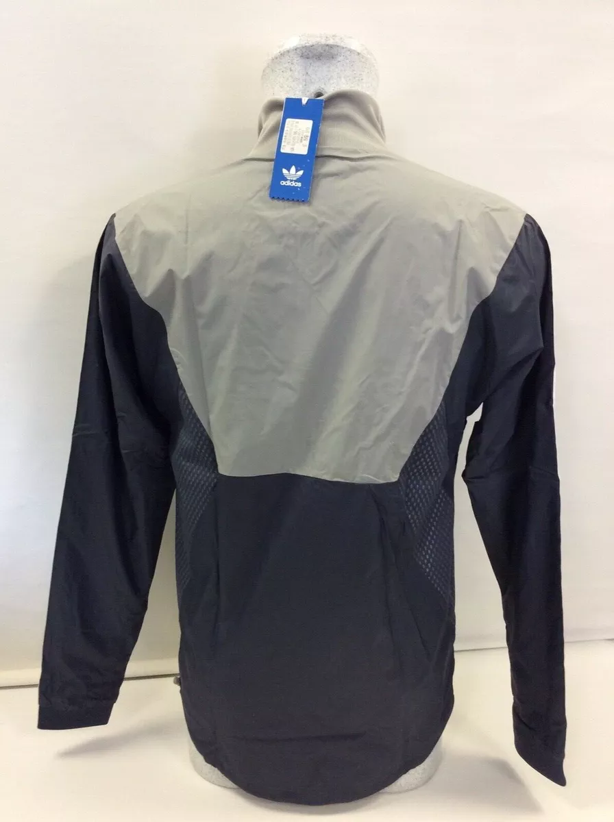Adidas Full Zip Mens Tracksuit Tops Waterproof Jacket XS