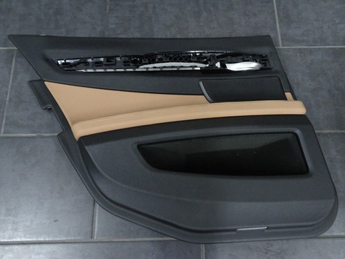 Türverkleidung Hinten Links BMW 7er F01 Leder Dakota Sattelbraun Kurzversion