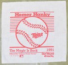 1991 Minnesota Twins Homer Hanky "The Magic Is Back"