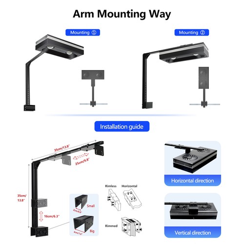 PopBloom 3X RL180 Reef LED Aquarium Lights for 72" 180cm Saltwater Coral SPS LPS - Picture 9 of 12
