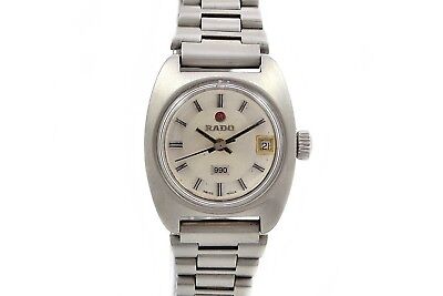 Vintage Rado 990 Stainless Steel Automatic Ladies Petite Vintage Rado 990 Stainless Steel Automatic Ladies Petite