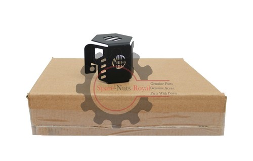 Fit For Royal Enfield "Himalayan 411 Black Rear Brake Oil Container Guard" - Picture 4 of 8