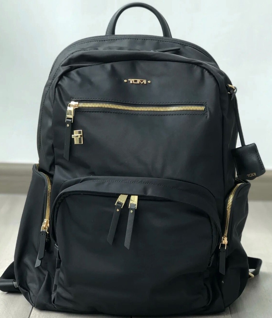 Carson Ladies Black Nylon & Leather Bag Casual Outlet