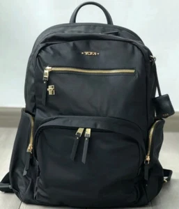 TUMI Sac à dos Voyageur Carson dames Nylon noir & Sac en cuir Casual Outlet