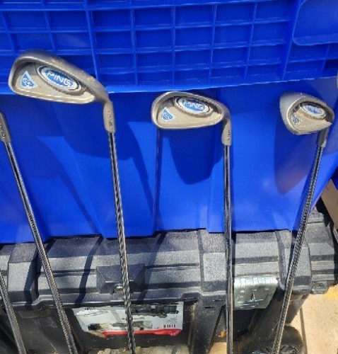 Ping G5 Red Dot Golf Clubs 4,5,6,8,9,S,W Lot Of 7. Same Serial No, Diff Lengths - Picture 5 of 18