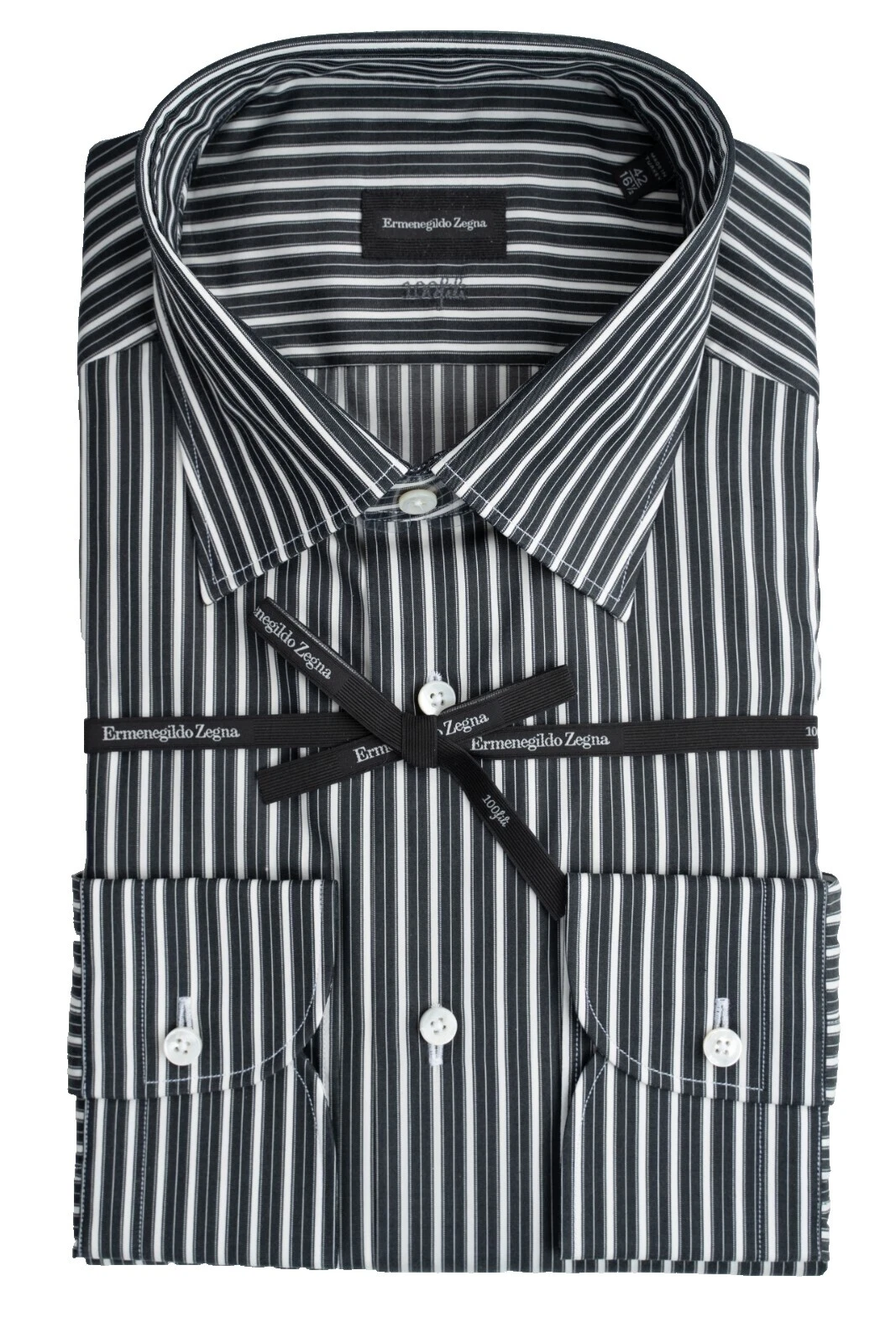 Ermenegildo Zegna Dress Shirts for Men Black