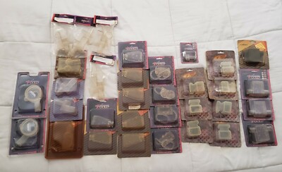 LOT (31) Vintage Phoenix Gold Battery terminal cover clear car audio