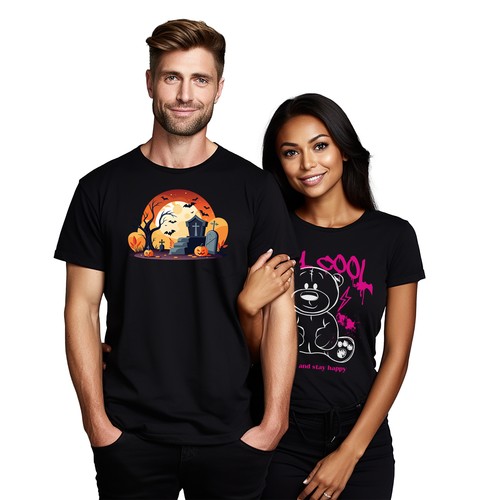 Halloween_257 Spooky T-shirt - Haunt Your Friends in Style! Unisex Design, 100% - Picture 10 of 46