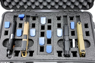 New 4 pistol handgun foam insert for your Harbor Freight Apache