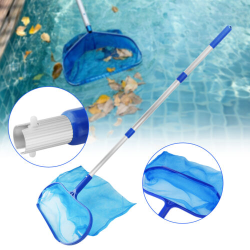 Profi Pool Skimmer - tiefes/flaches Laubrechen Netz mit Stange - feinmaschiger Beutel USA - Bild 44 von 54
