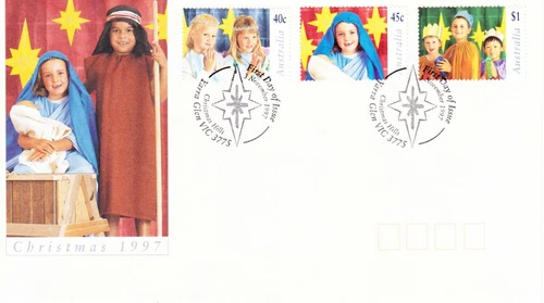 Stamps - Australia Post - First Day Cover FDC - 1997 - Celebrate Christmas 1997