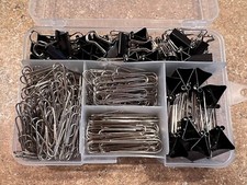Binder Clips Paper Clips Assorted Sizes, 340pcs Black Binder Clips Jumbo