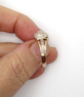 14K Rose Gold Over Sterling Silver 25 Diamond  Promise Engagement Ring 7 [R303] — photo 6