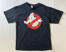 Ghostbusters Movie T Shirt Large L Mens Black Vintage