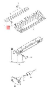 Third Brake Light Audi A 6 Avant