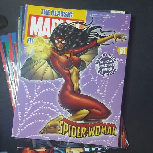 Lead Figure LOT OF 12 Magazine Classic Marvel Figure Collection BOOKS ONLY - Picture 5 of 12