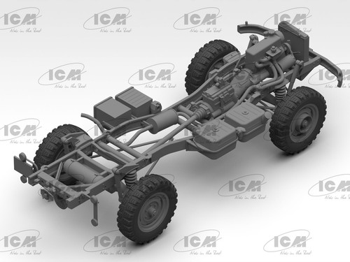 ICM 35135 Plastik Modellbausatz Auto Maßstab 1:35 Unimog S, Bundeswehr LKW - Bild 17 von 18