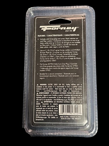 Forney Output Jack Part No 57510/57511 For C CB FS & F Series Forney Welders - Picture 2 of 2