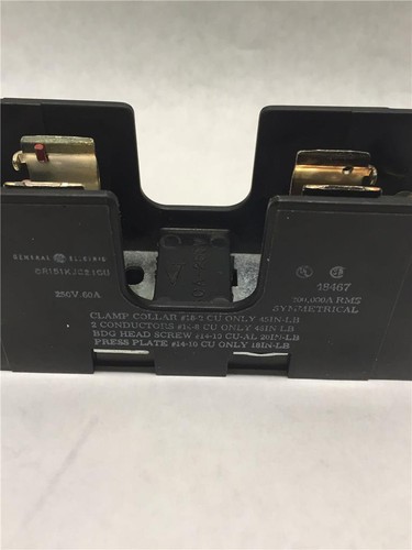 GE CR151KJC21CU Fuse Block Holder 1P 250V 60A 200,000A RMS (Lot of 3) - Picture 2 of 5