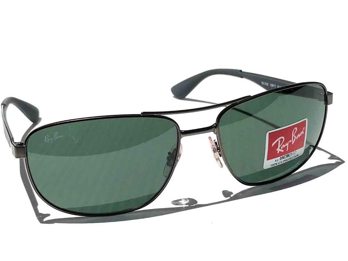 Ray Ban RB3528 029/71 Gunmetal satin 61mm Pilot AVIATOR Frames