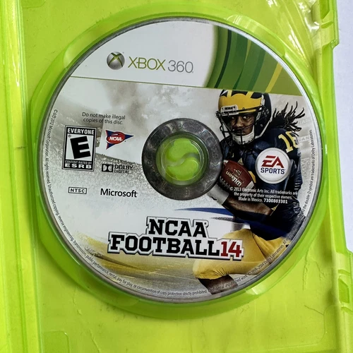 NCAA Football 14 (Microsoft Xbox 360, 2013) Tested Authentic Game