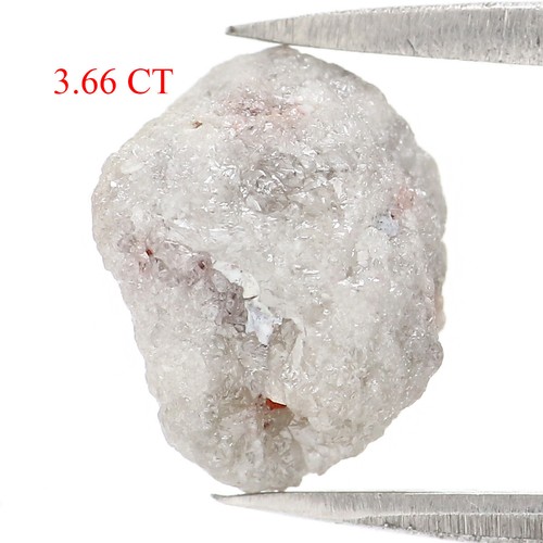3.66 CT Natural Loose Rough Cut Diamond 10.08 MM Grey Color Rough Diamond LQ2793 - Picture 2 of 8