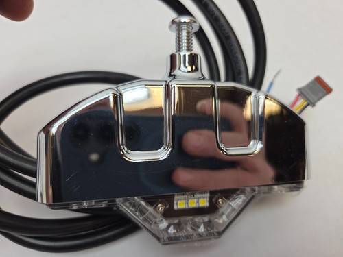 Genuine Harley Davidson Police Front LED Emergency Light Side Marker Red - Picture 6 of 8