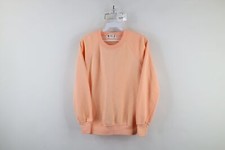 Vintage 80s 90s Gap Sport Womens Size Medium Blank Crewneck Sweatshirt Pink USA