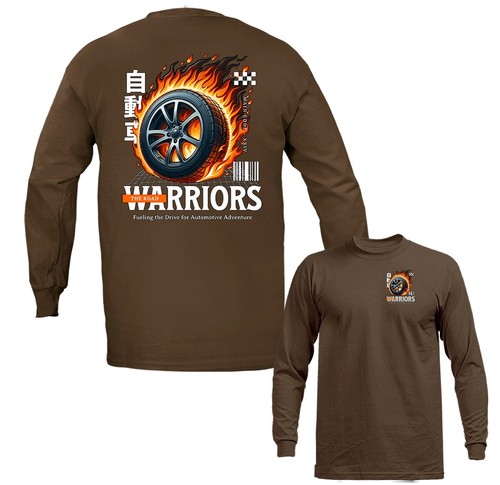 The Road Warriors Imported Tuned Custom JDM Sports Car Graphic Long Sleeve - Picture 12 of 14