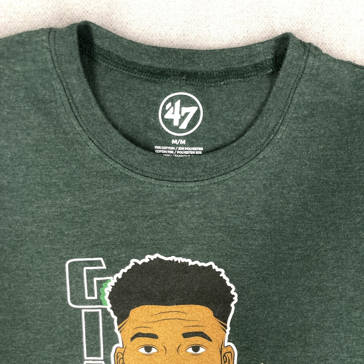 Giannis Antetokounmpo Mens M Shirt Milwaukee Bucks Basketball
