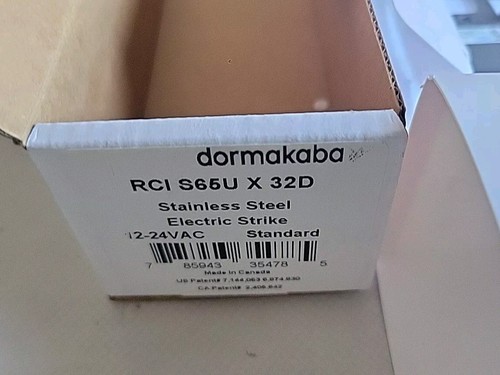 Dormakaba RCI 6 Series 65U S65U X 32D Standard Depth Electric Strike Lock *ITR - Picture 6 of 6