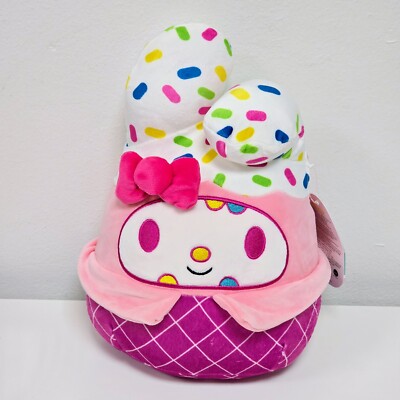 Squishmallows 8 Zoll My Melody Ice Cream Plüsch - Hello Kitty And Friends Brandneu mit Etikett