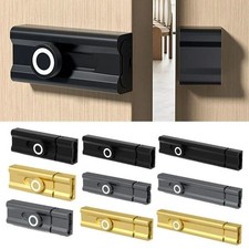 Door Lock No Punching Simple Door Lock Window Anti-Lock With Luminous Light UK