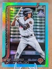 Kelvin Hidalgo 2025 Topps Chrome Pro Debut Aqua Refractor /75 