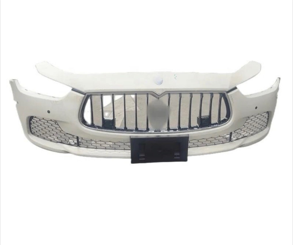 MASERATI GHIBLI FRONT BUMPER 2014 2015 2016 2017 2018 OEM with grill set