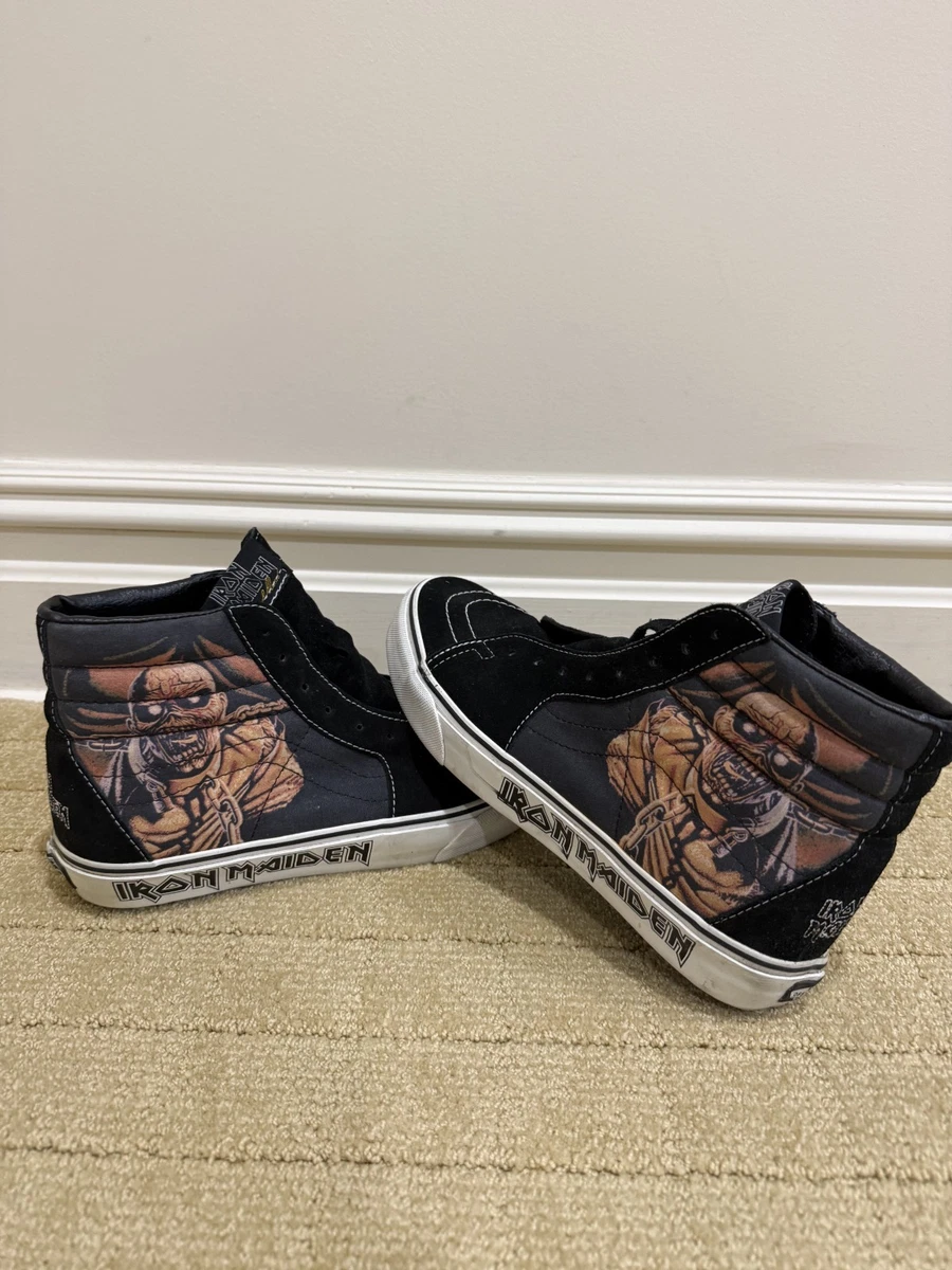 Iron Maiden x Vans Sk8- High Piece of Mind for sale | eBay