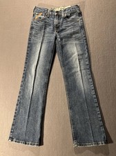 Ariat B4 Relaxed Boot Cut Denim Jeans Youth Boys 10 Medium Wash Western Rodeo