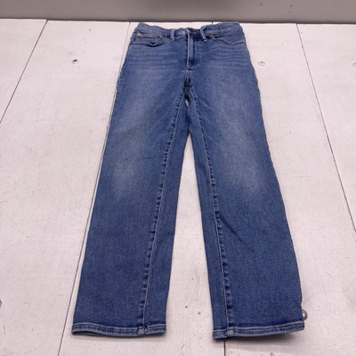 #ad Madewell Perfect Vintage Jeans Womens 28 Blue High Rise Straight Stretch Denim $35.99