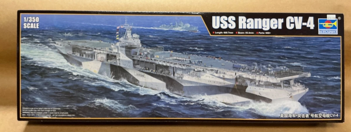 Trumpeter 1/700e PORTE AVIONS USS CV-9 ESSEX 1943 - Maquettes et