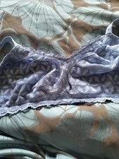 36F  cornflower blue Marks & Spencer Bra. No padding No Wires Comfortable Suppor