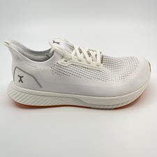 Flux Footwear Adapt Runner White Gum Mens Size 10.5 Athletic Knit Shoes Sneakers