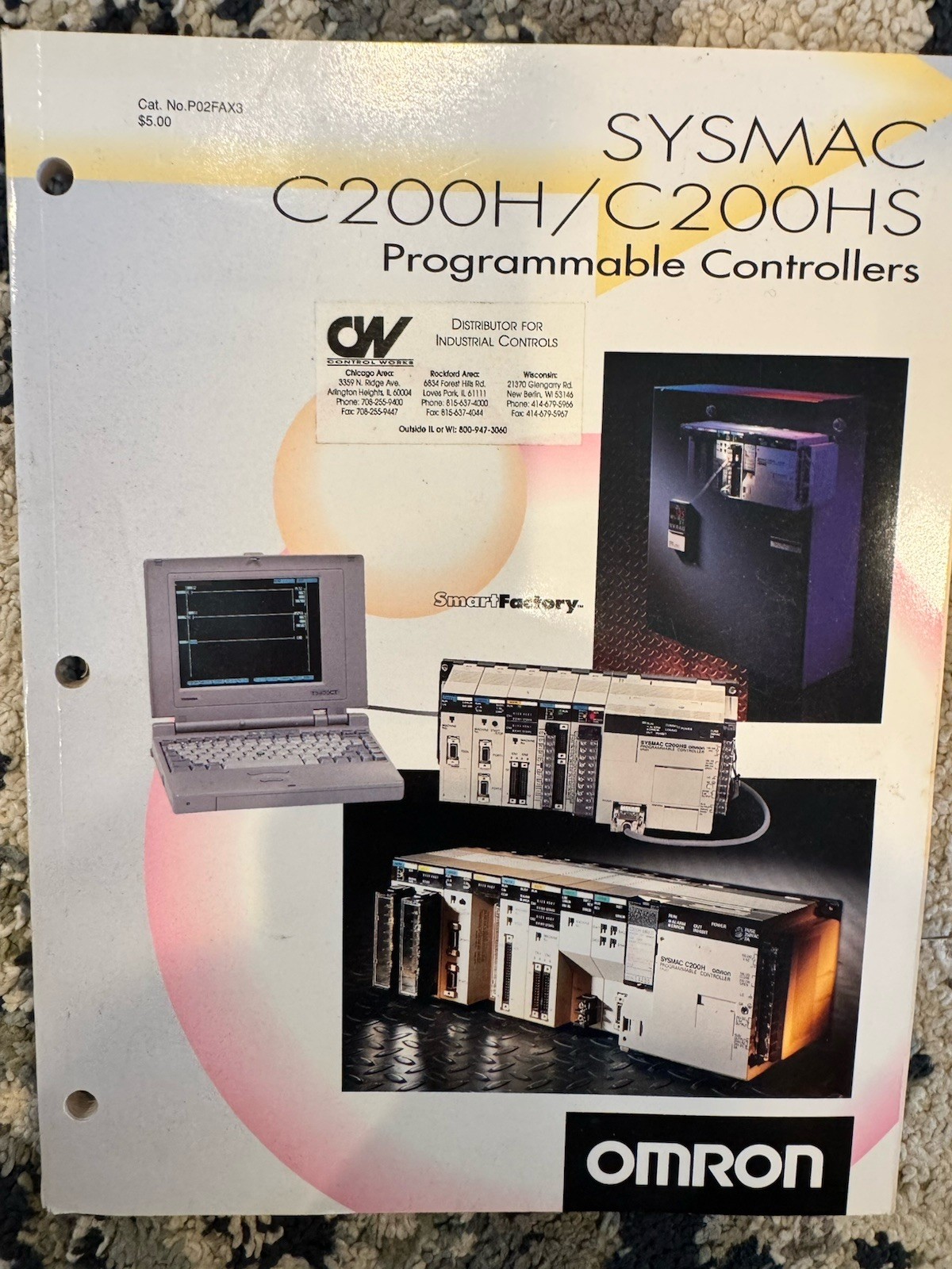 Omron SYSMAC C200H C200HS Programmable Controllers Catalog Manual